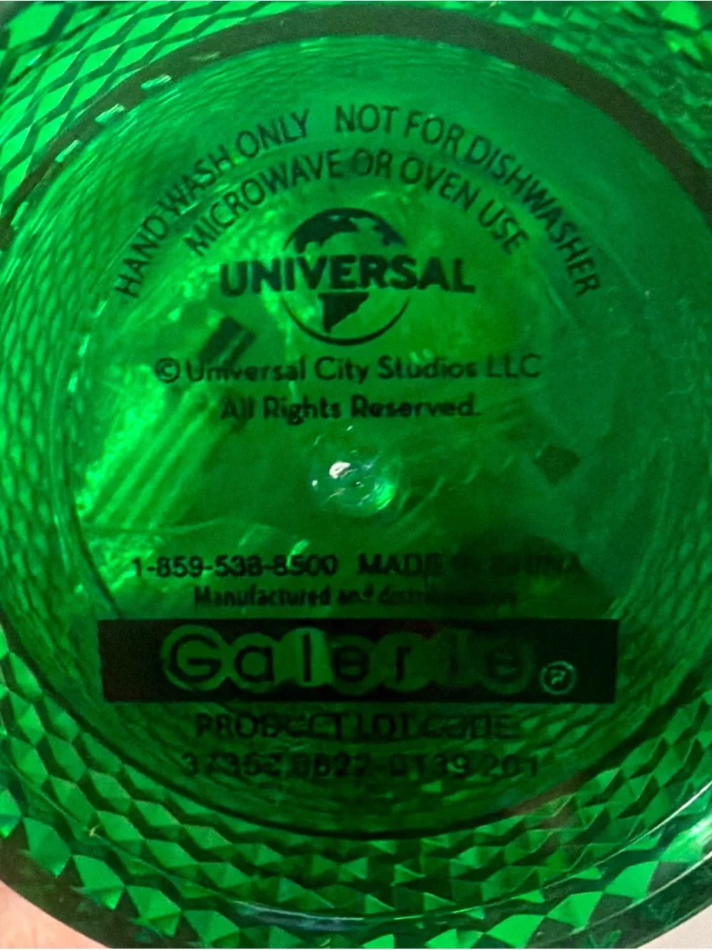 WICKED Green Diamond Tumbler Straw Lid Cup “Unbreakable Bond” Sealed W/Candy NWT